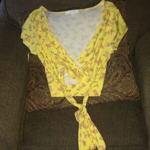 Floral crop top